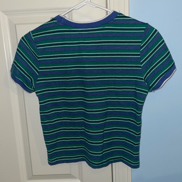 Pacsun Striped T-shirt 🟩🟦 - Picture 2 of 4